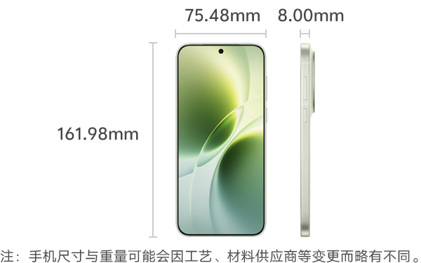 Product size picture