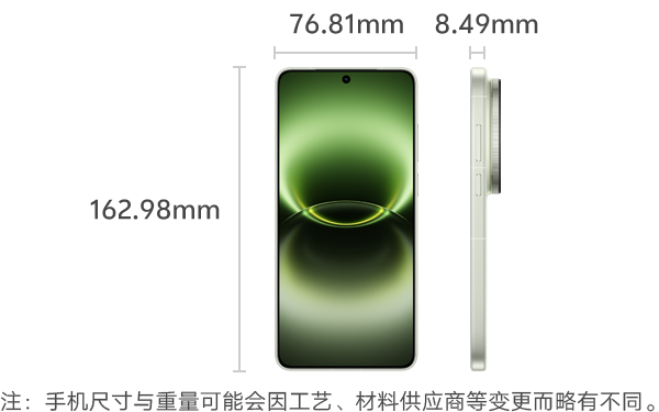 Product size picture