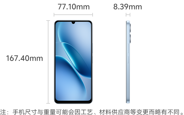 Product size picture