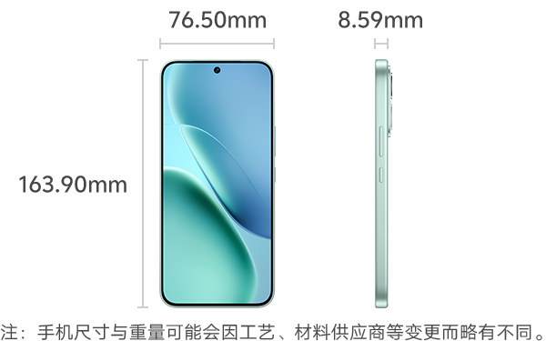 Product size picture