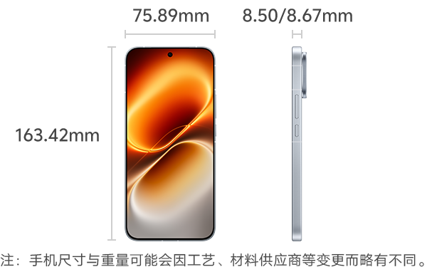 Product size picture